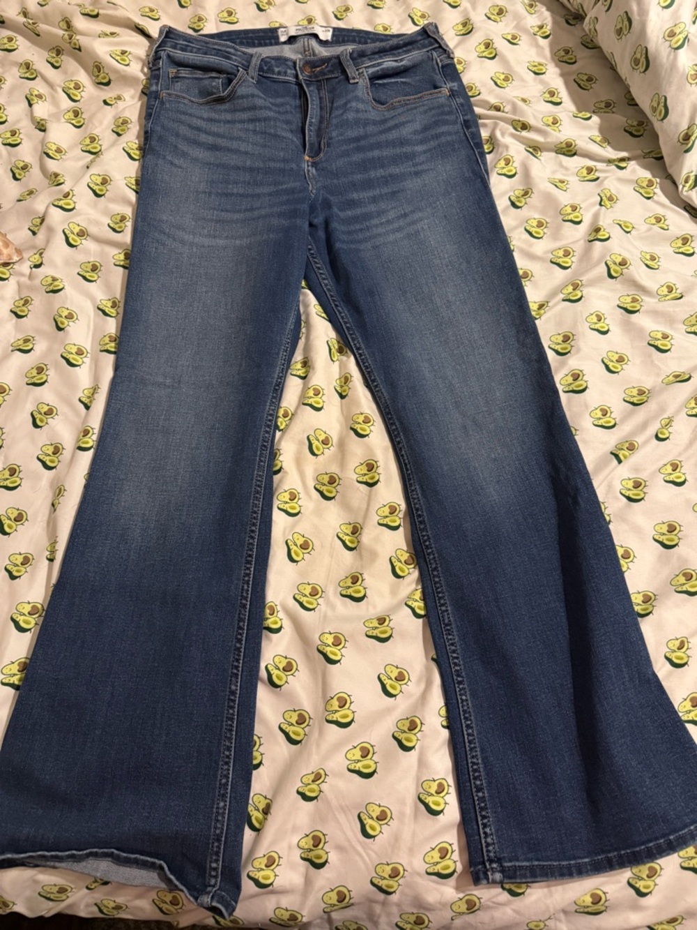 Hollister Medium Blue Flare Jeans